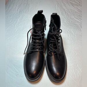 Calvin Klein Men's Black Leather Boots